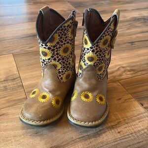 Toddler Girls Sunflower Boots